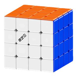 正品奇艺四阶磁力版4阶魔方UV钻面比赛专用竞速磁吸儿童益智玩具