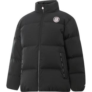 商场同款|李宁儿童短款羽绒服女大童2025新款宽松冬装鸭绒运动服