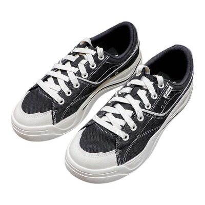 李宁休闲鞋男鞋2025夏季新款潮流时尚低帮防滑轻便帆布鞋AGCV065