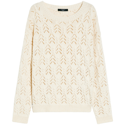 【甄选惠享】Weekend MaxMara 2025女装棉质混纺毛衣5361125106