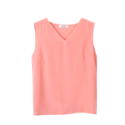 胖MM背心无袖桑蚕丝打底内搭吊带