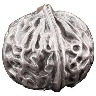 足银核桃999纯银 养生高档文玩麻核桃银礼古玩收藏摆件送长辈自用