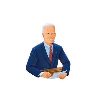 英文原版 Joe Biden a Little Golden Book Biography 约瑟夫·拜登 传记 兰登书屋精装小金书 英文版 进口英语原版书籍