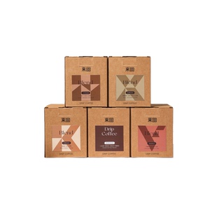 来回咖啡挂耳字母系列4种风味过滤式手冲挂耳式黑咖啡新鲜烘焙