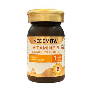 荷兰NEDEVITA复合维生素B族60粒补充多种维生素b1b2b6 促进代谢