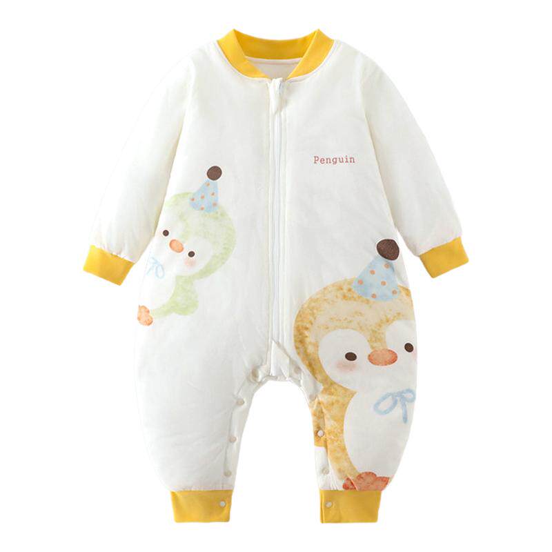 宝宝睡袋春秋冬季防踢被神器儿童分腿睡衣加厚保暖家居服四季通用