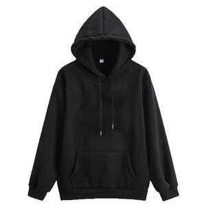 大码宽松卫衣女潮牌ins学院风加绒拉链开衫外套新款秋装休闲上衣