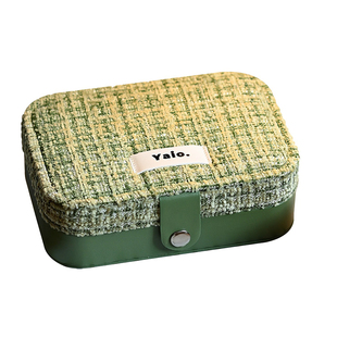 中古风便携小首饰盒礼物大容量精致项链戒指耳钉耳环手饰品收纳盒