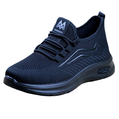 黑色男款工作鞋老北京布鞋男单鞋软底中老年爸爸鞋厨师防滑休闲鞋