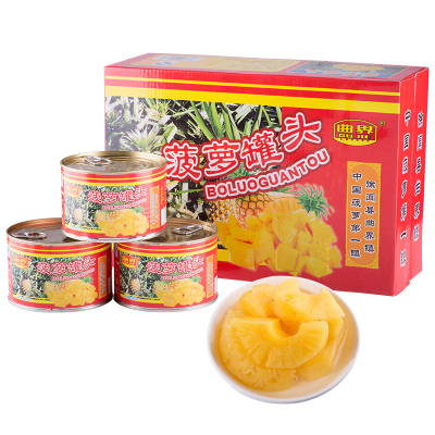 曲界菠萝罐头343g*9罐