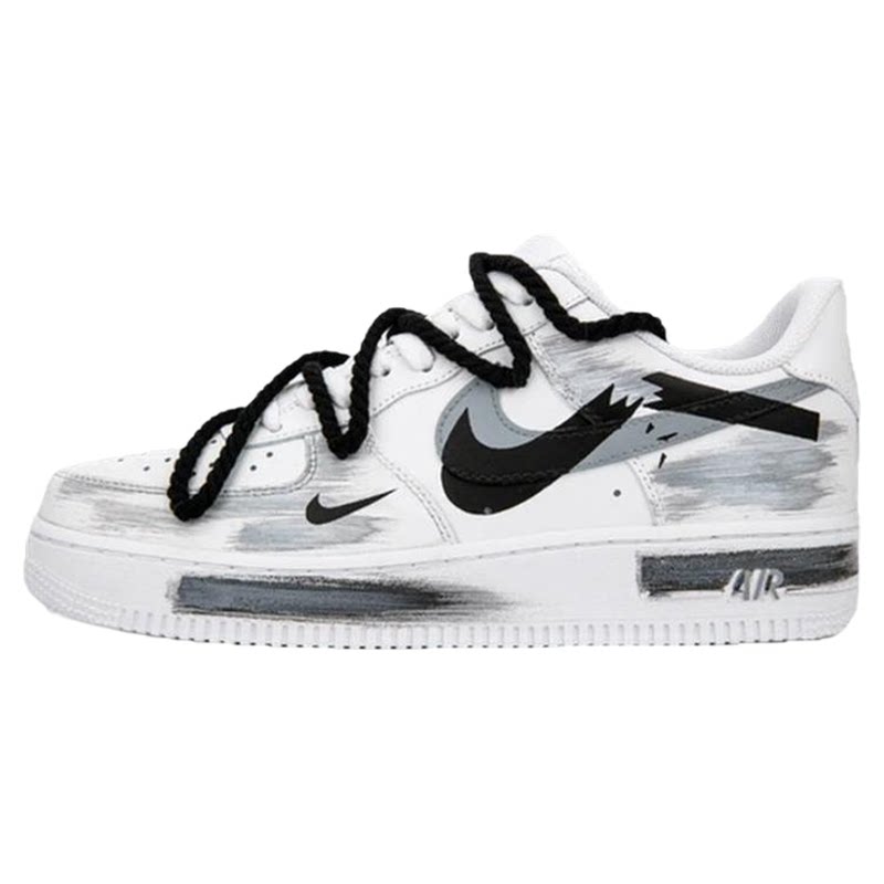 NikeAirForce低帮灰板鞋
