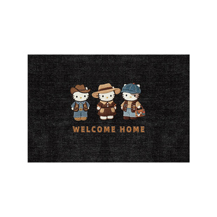 卡通入户门垫2025新款进门门口免洗地垫室内外玄关耐脏脚垫可定制
