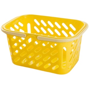 超市便利店购物手提篮塑料缕空水果篮浴室置物收纳篮买菜篮子