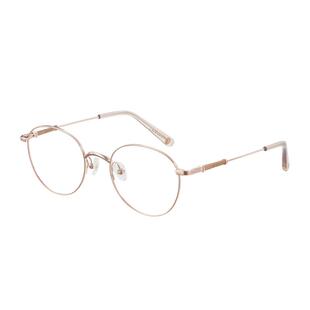 木九十新款圆框眼镜女近视可配度数金属眼镜框镜架MJ101FK043