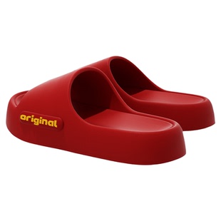 2026马年红色拖鞋女款室内家居厚底浴室防滑静音EVA本命年凉拖男