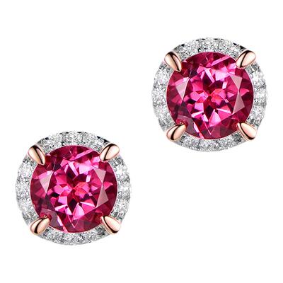 米莱珠宝克拉碧玺钻石18k玫瑰金