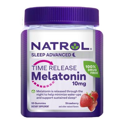 Natrol褪黑素软糖55粒