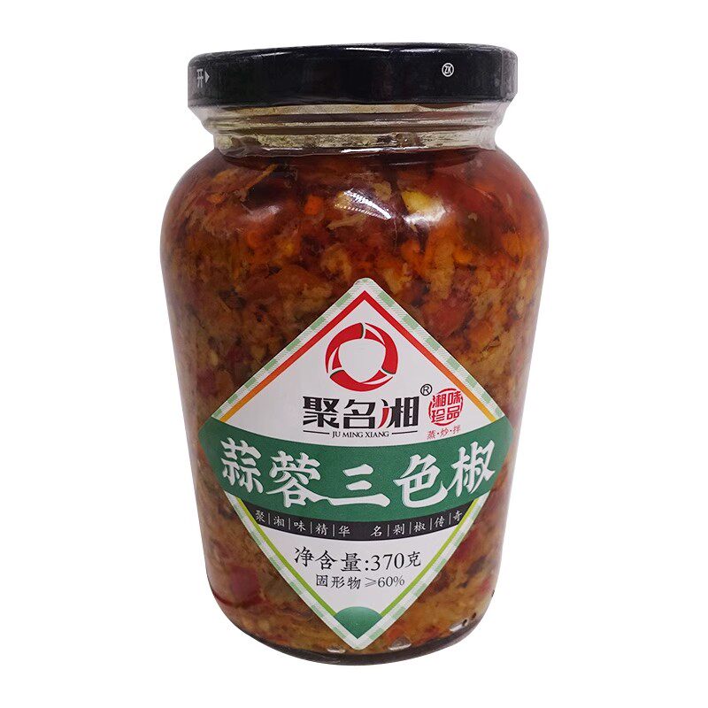 聚名湘瓶装蒜蓉三色椒湖南长沙