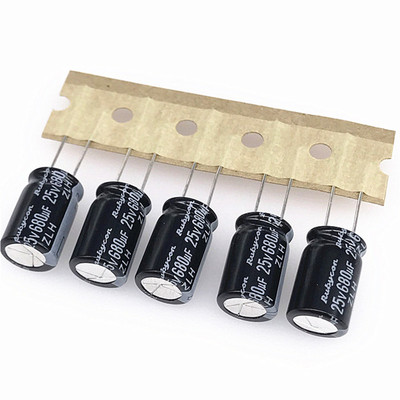 红宝石25v680uf高频铝电解电容