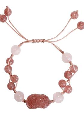 女天然水晶/半宝石未镶嵌甜美