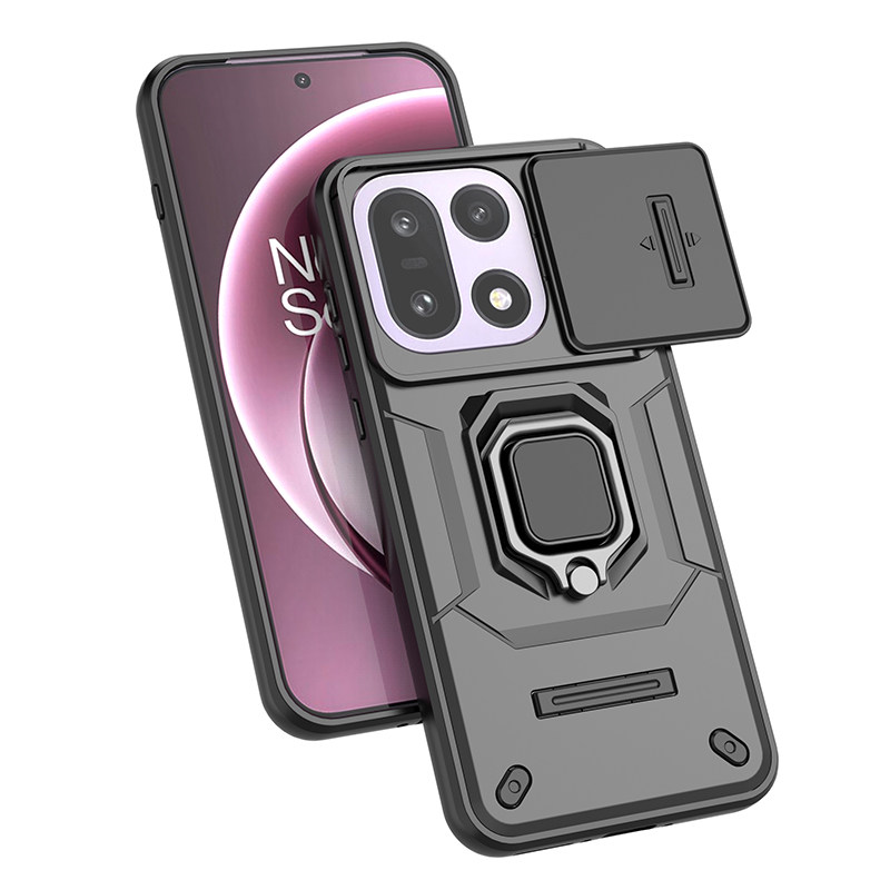 适用一加15手机壳1加15保护硅胶套PLK110镜头全包气囊防摔硬壳oneplus磨砂十五oppo男女新款高级感带支架磁吸