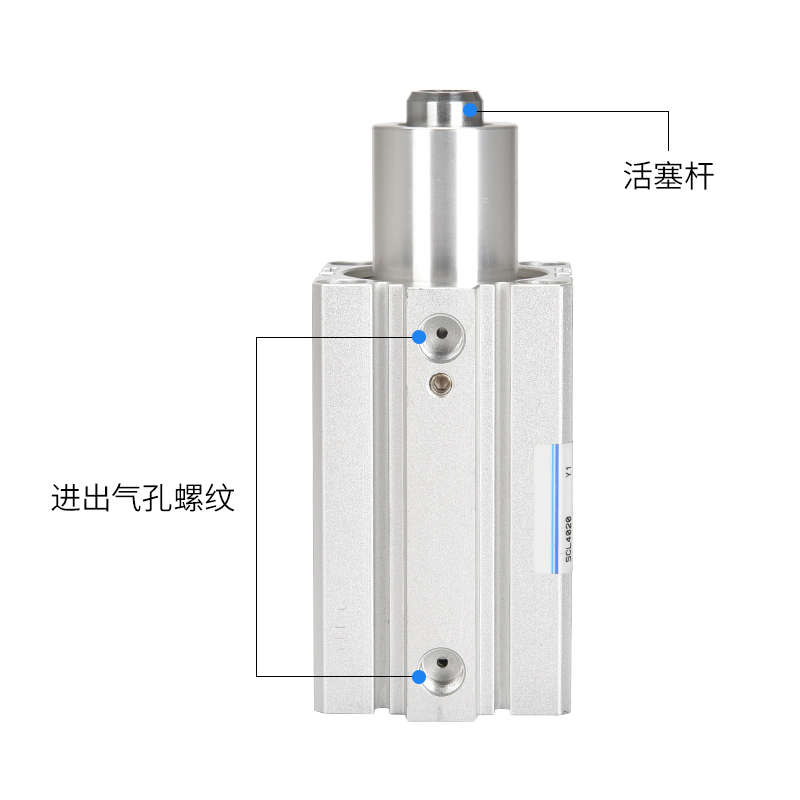气立可夹持气缸SCL/SCR16X20X25XZ32X40X10转角下压 旋转夹紧气缸