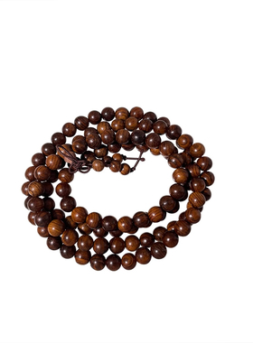 檀木多层串珠子叠戴手链手串手饰