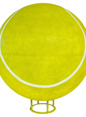 网球馆足球篮球匹克球灯玻璃钢雕塑装饰摆件模型球馆体育馆定制