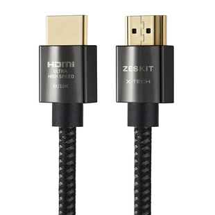 Zeskit X-Tech系列认证高超速HDMI线2.1b高清线4K240 超软满血
