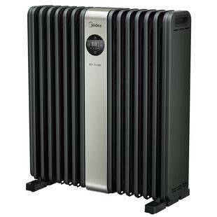 美的油汀取暖器家用速热智能语音定时暖风机客厅卧室制热电暖气