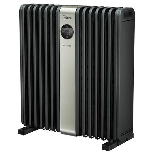 美的油汀取暖器家用速热智能语音定时暖风机客厅卧室制热电暖气