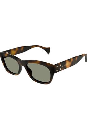 开云眼镜 古驰GUCCI男女同款个性矩形方框防晒太阳镜墨镜GG1706S