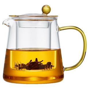 玻璃茶壶茶水分离过滤泡茶壶加厚单壶煮泡茶器家用耐高温茶具套装