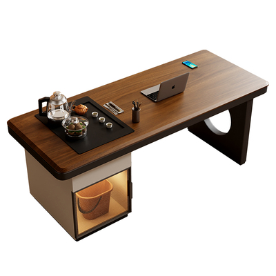 轻奢高级感实木茶桌椅组合