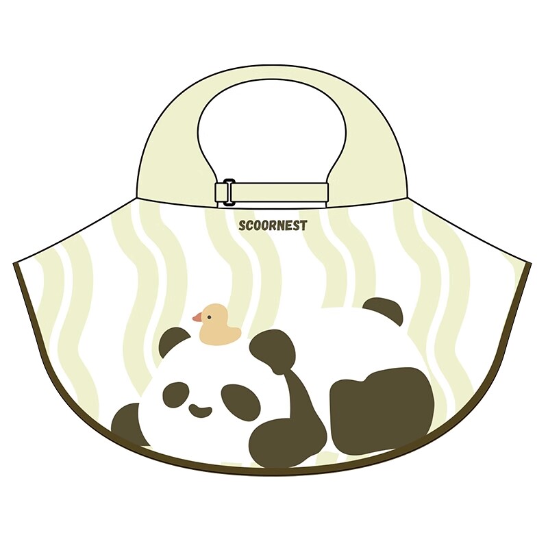 科巢A类黑胶防晒帽多功能夏透气