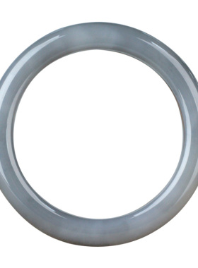 和田玉手镯女款玉镯子香芋紫