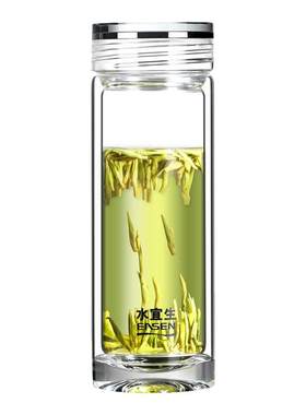 水宜生水晶玻璃泡茶杯礼盒装