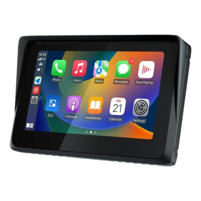 摩托车无线Carplay5寸导航真防水
