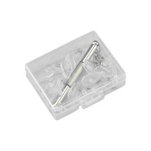 眼镜气囊鼻托硅胶防压痕防滑落儿童眼镜配件眼镜湿巾鼻托组合套装