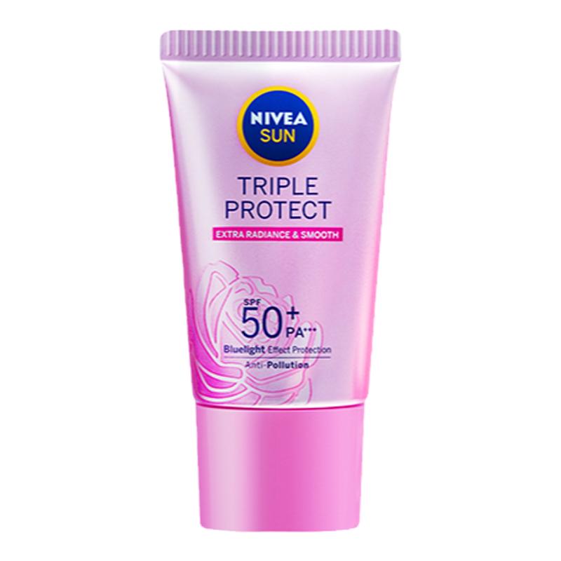 妮维雅玫瑰伞面部亮白抗晒霜40mlSPF50+泰国