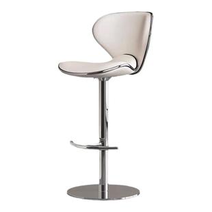 不锈钢吧台椅升降椅子前台凳家用岛台酒吧桌椅高脚凳收银台高凳子