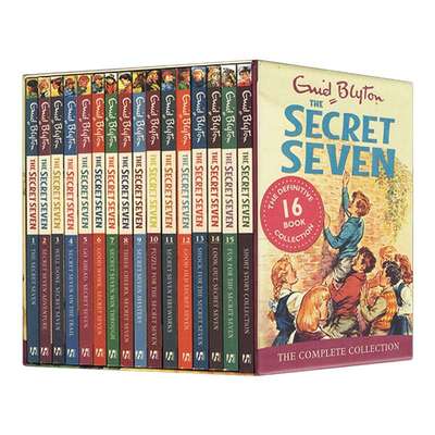 英文原版七个小神探16册盒装