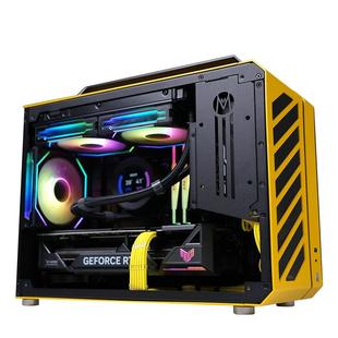 机械大师C+MAX R9 9950X3D/9800X3D/5060 TI/RTX5090D 白火神高端小型迷你ITX台式机diy整机水冷游戏手提电脑