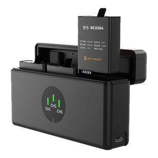 卓尔适用DJI大疆action5pro电池耐寒增强续航action6/action4/3/Osmo 360充电仓盒运动相机配件专用快充电器
