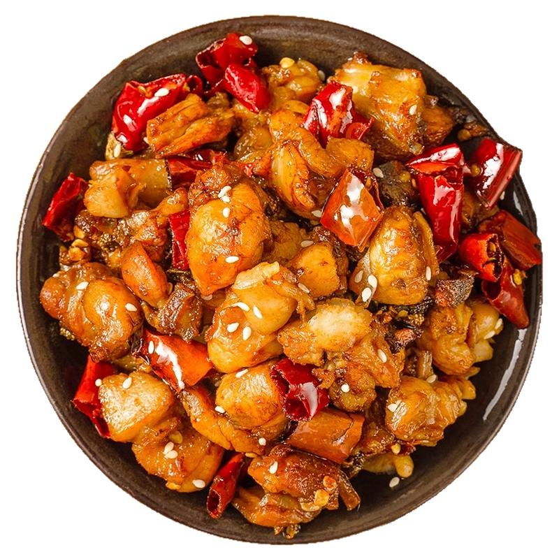 肖三婆四川特产冷吃兔丁休闲小零食麻辣兔肉自贡特色下酒菜兔子肉