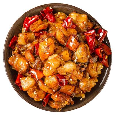 肖三婆四川特产冷吃兔丁麻辣兔肉