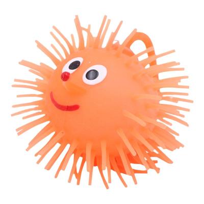 发光刺猬毛毛球弹力球发泄解压