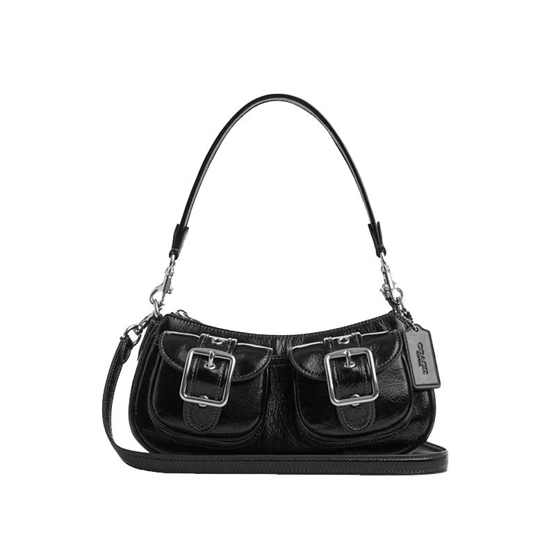 COACH/蔻驰官方 奥莱款Ashton女士单肩斜挎手提包半月包CBJ01