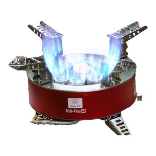 步林B18plus9猛火炉户外房车灶台移动厨房露营野餐大功率炉九星灶