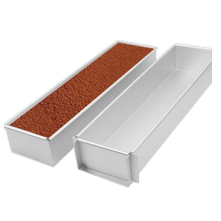 提拉米苏专用模具长方形不锈钢盒子长条工具全套托盘慕斯蛋糕磨具